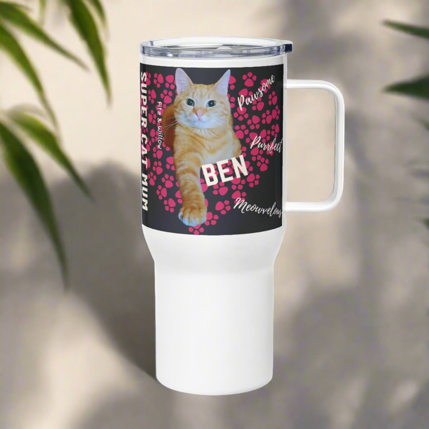 Ben’s, Travel mug with handle - Fitz & Willow