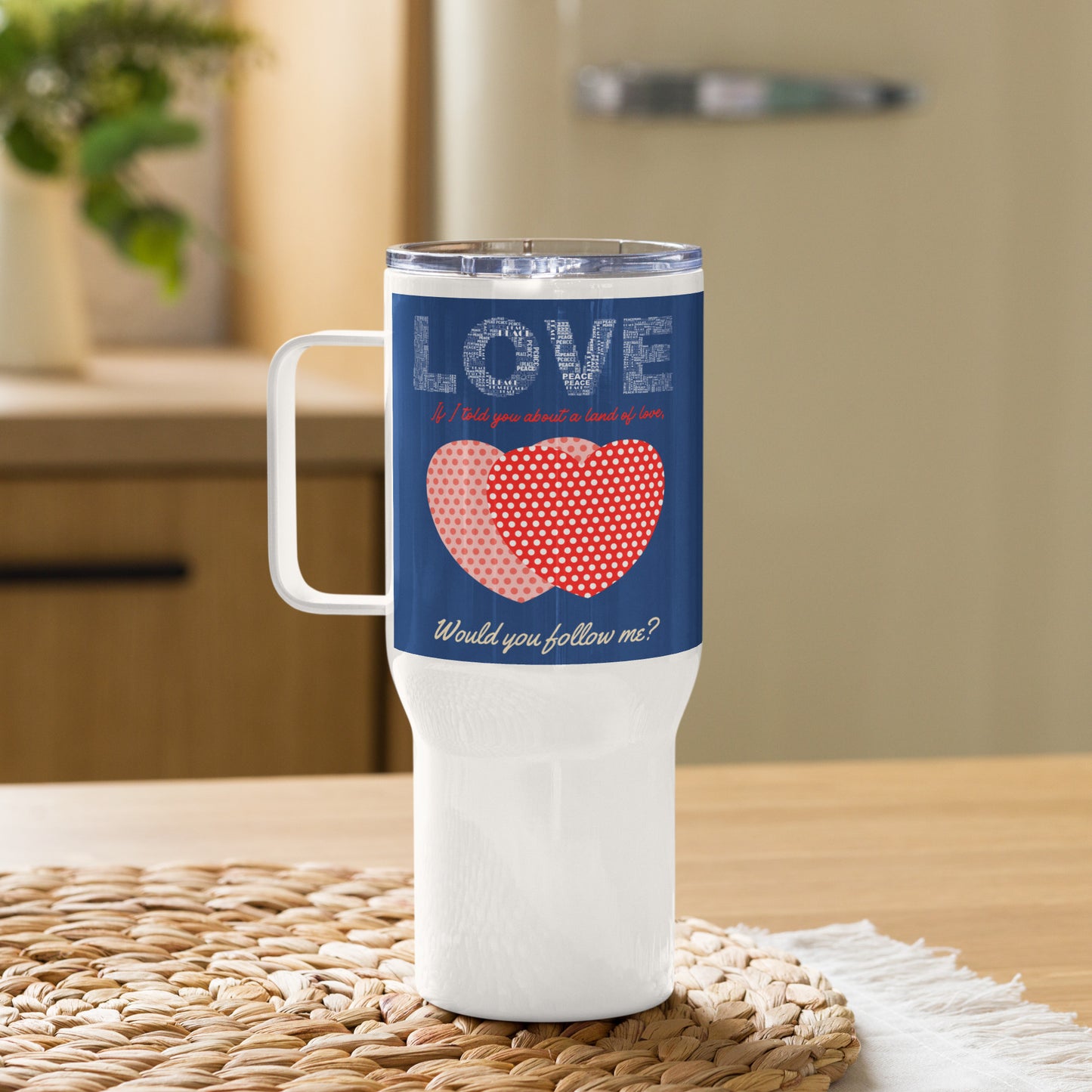 Eternal Love, BPA free Travel mug - Fitz & Willow