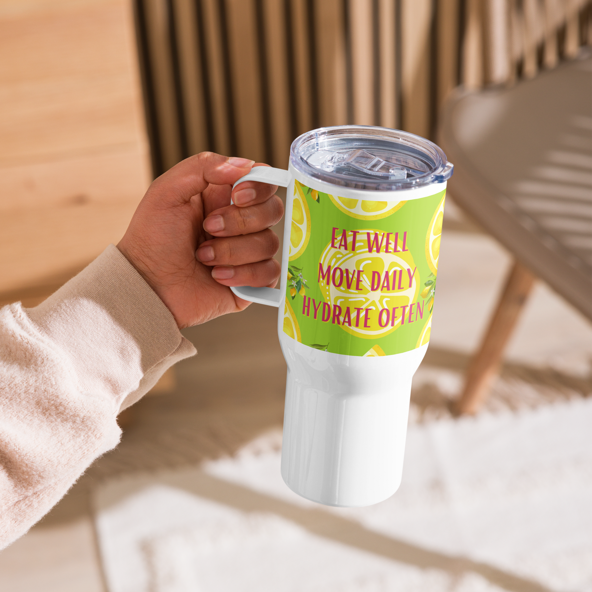 Stay hydrated, Travel mug - Fitz & Willow