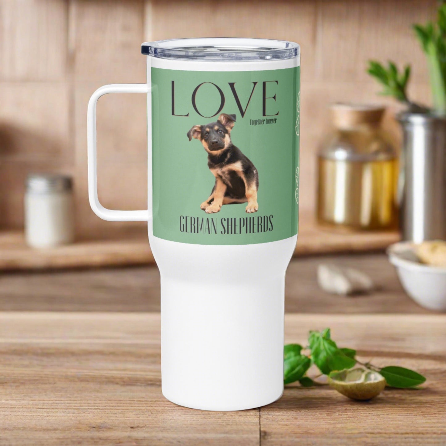 Travel mug, German Shepherd - Fitz & Willow