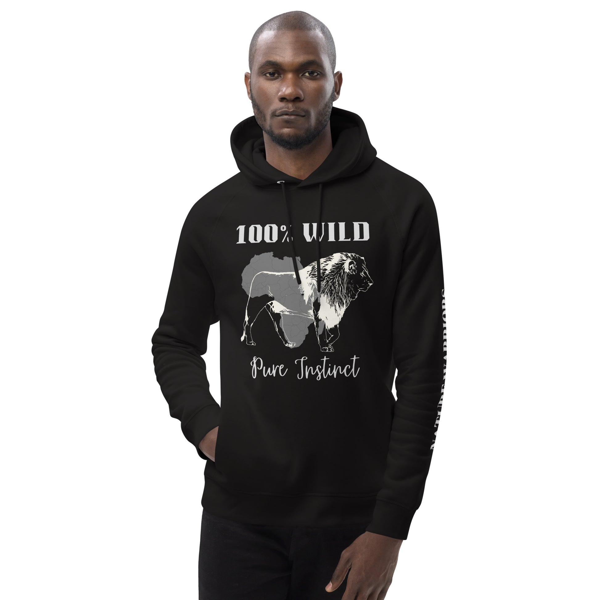 Wild Lion, Unisex pullover hoodie - Fitz & Willow