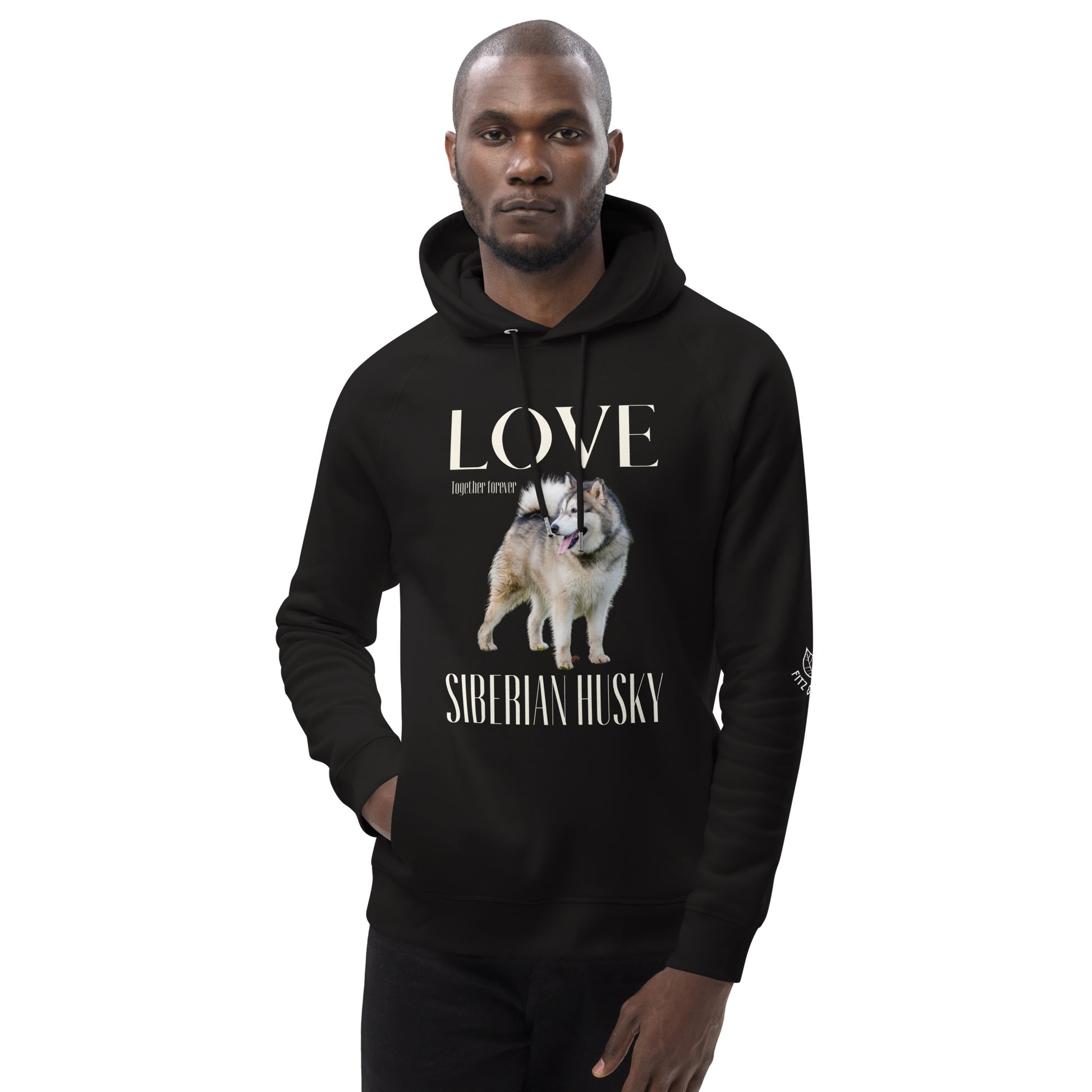 Siberian Husky, unisex pullover hoodie - Fitz & Willow