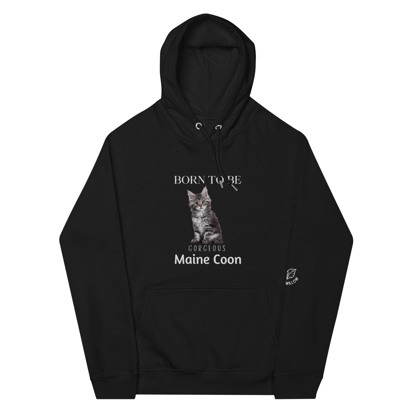 Maine Coons, Unisex raglan hoodie - Fitz & Willow