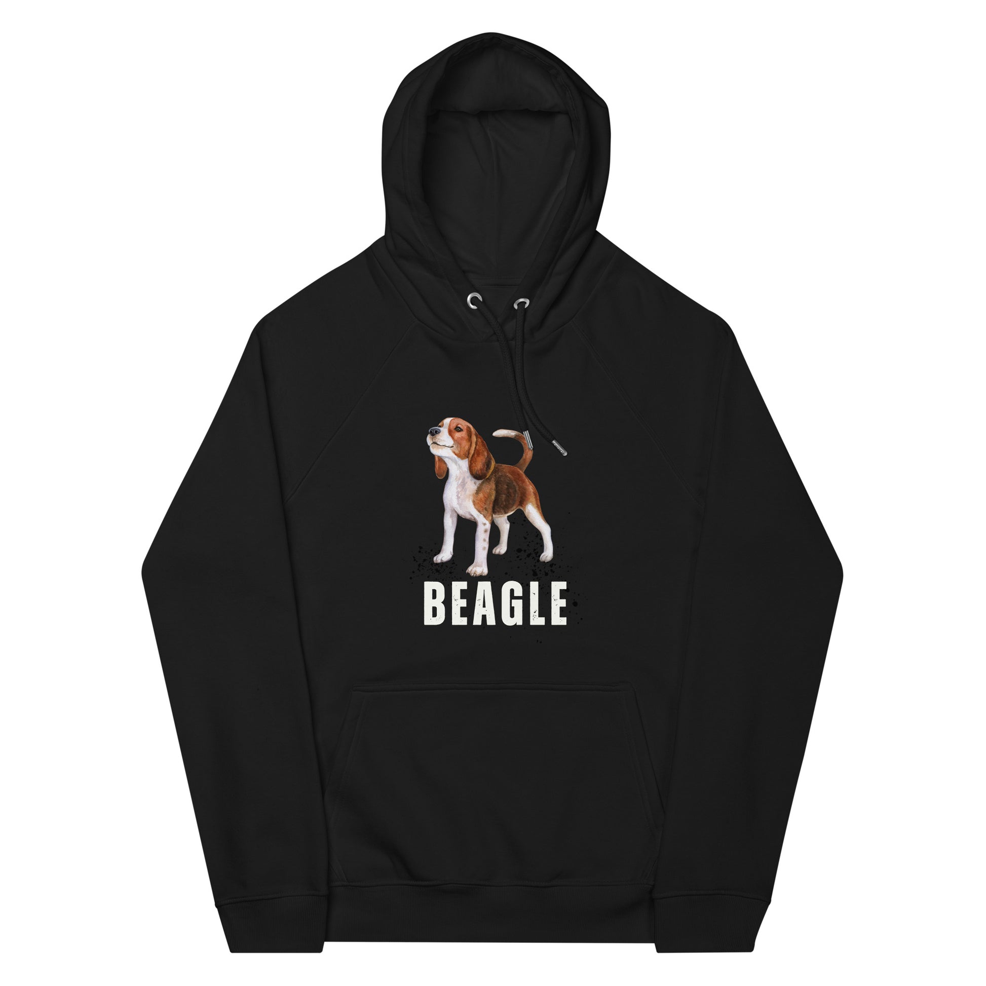 Beagle love, Unisex eco raglan hoodie - Fitz & Willow