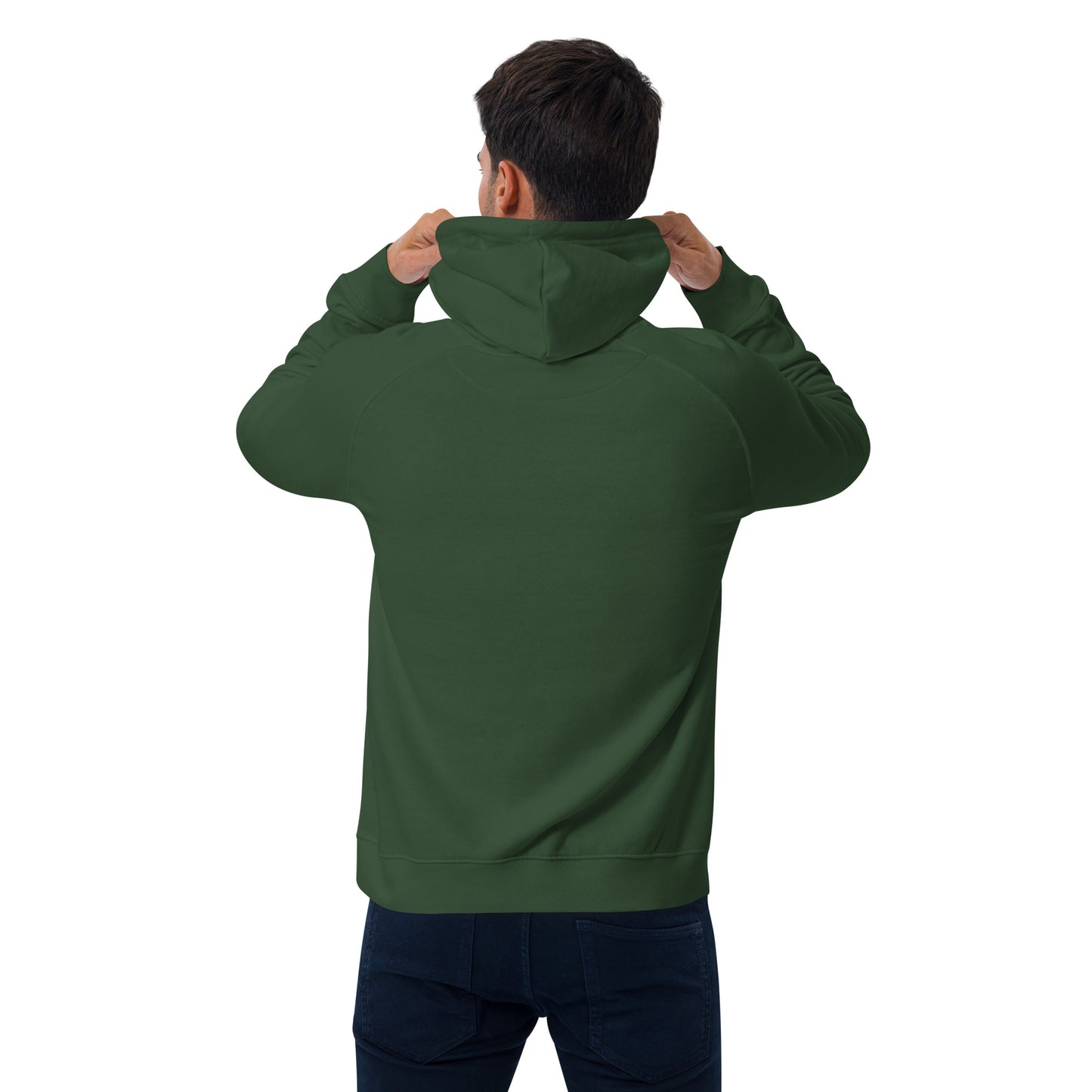 Golden Retriever, Unisex eco raglan hoodie - Fitz & Willow