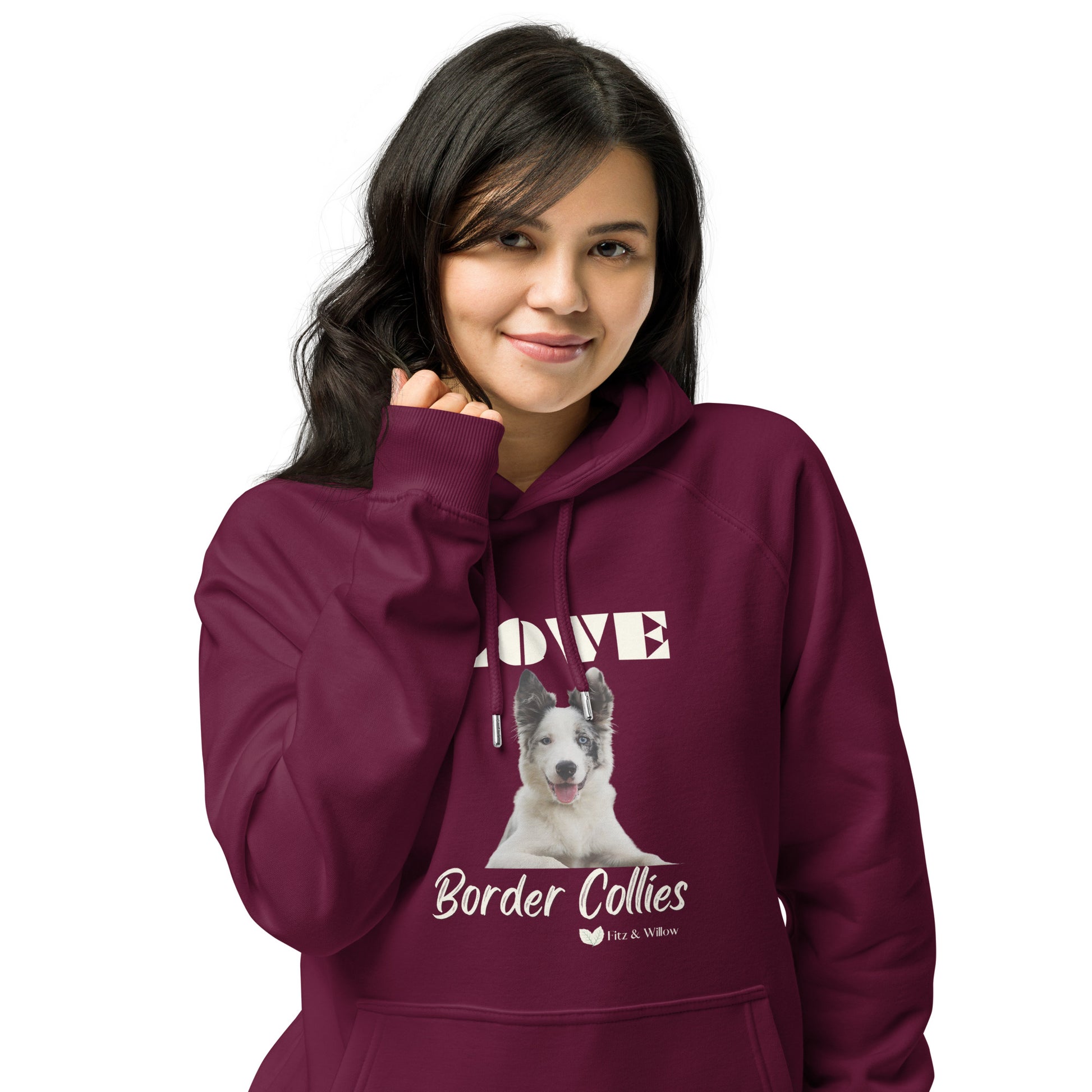 Border Collies eco hoodie - Fitz & Willow