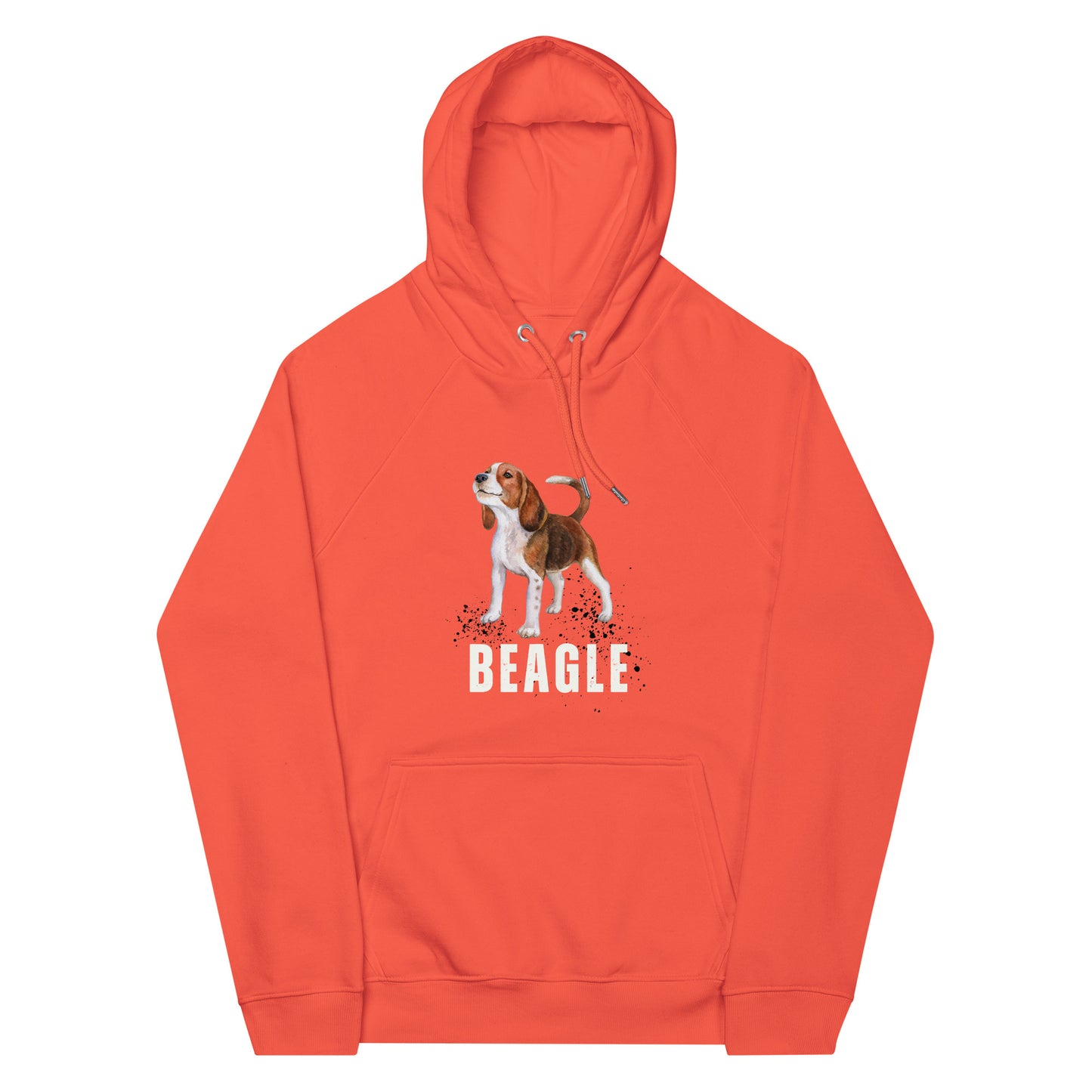 Beagle love, Unisex eco raglan hoodie - Fitz & Willow