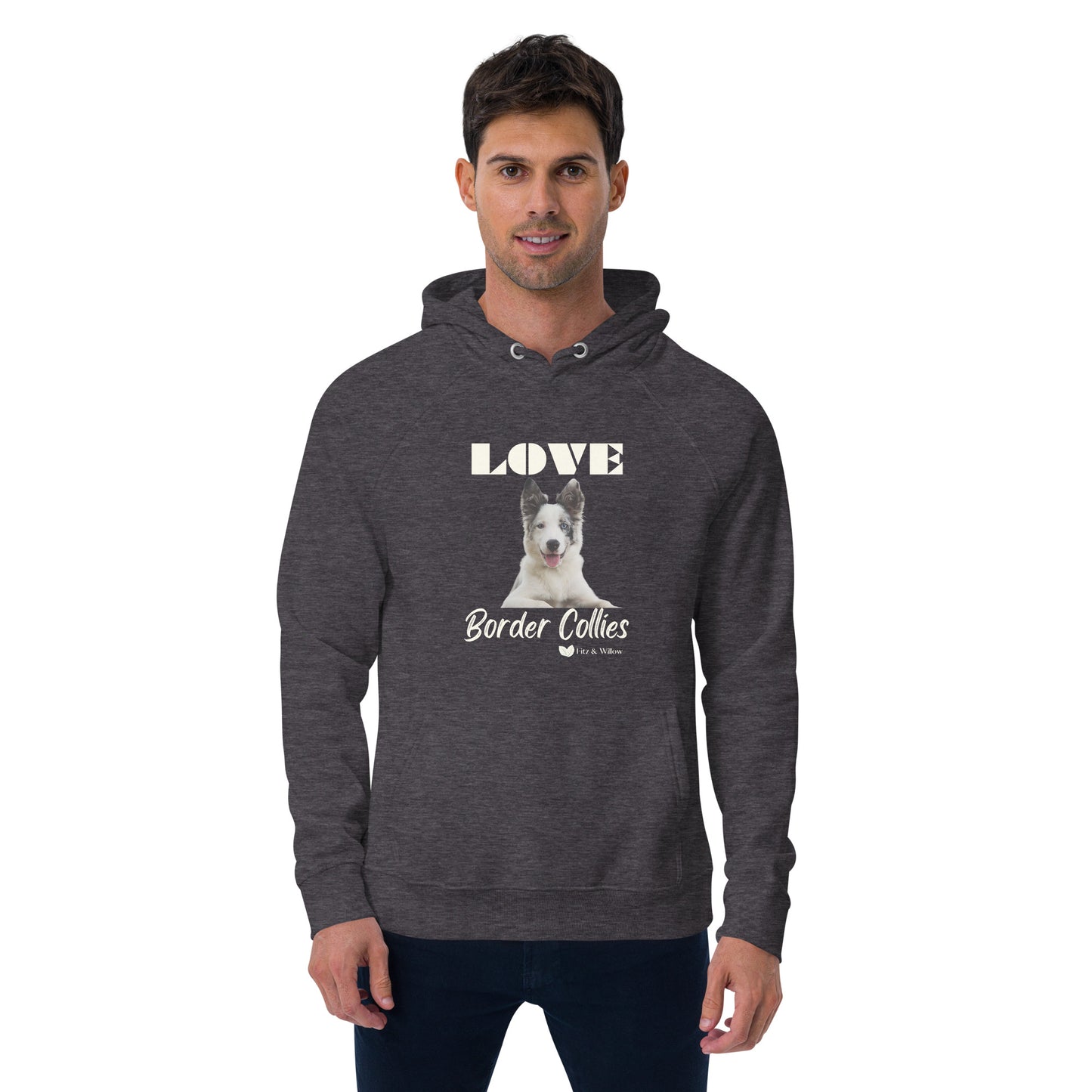 Border Collies eco hoodie - Fitz & Willow