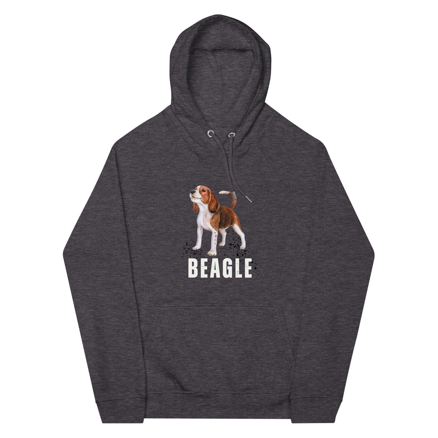 Beagle love, Unisex eco raglan hoodie - Fitz & Willow