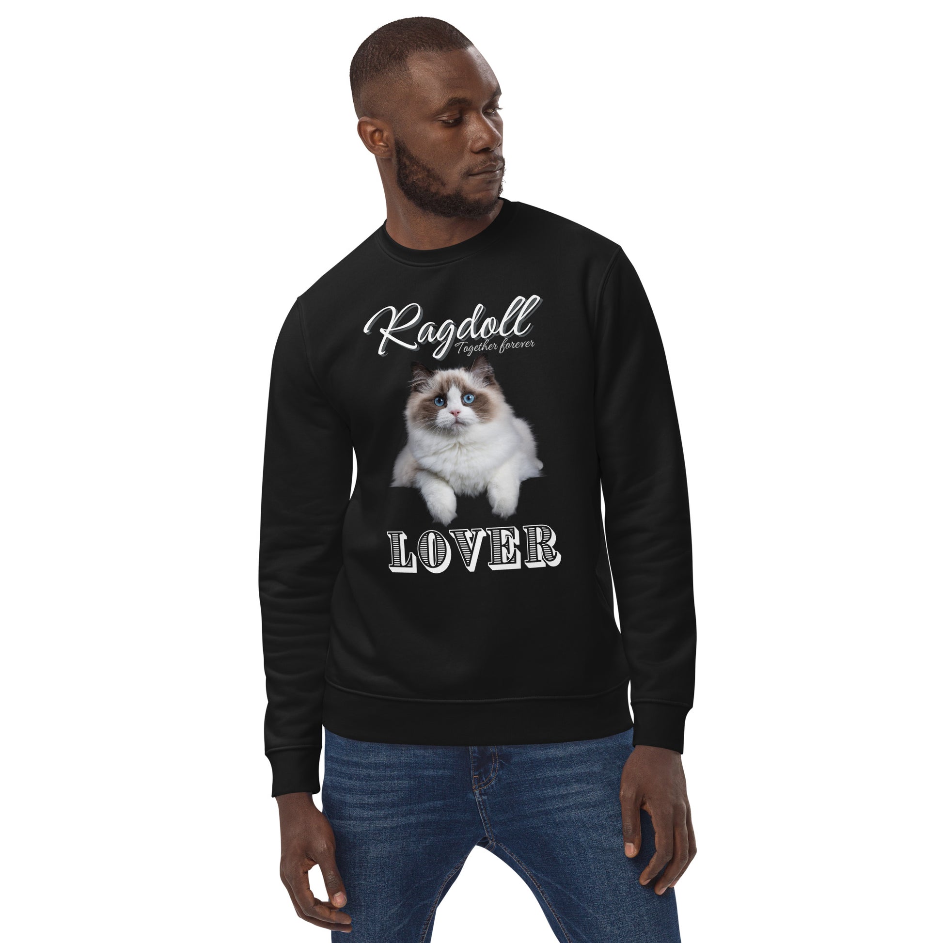 Ragdoll Cat Lovers, Unisex eco sweatshirt - Fitz & Willow