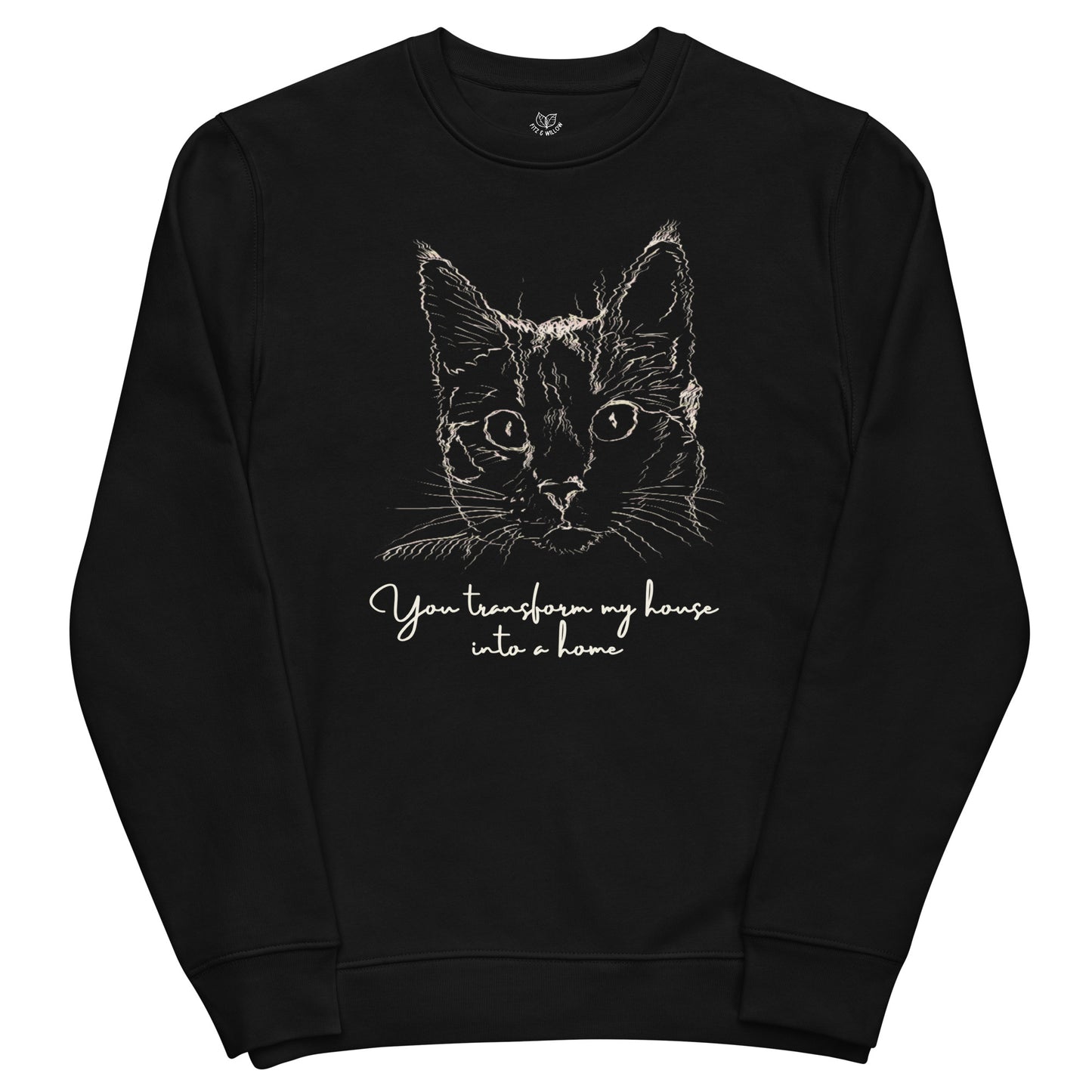 Cat positive quotes, unisex sweatshirt - Fitz & Willow