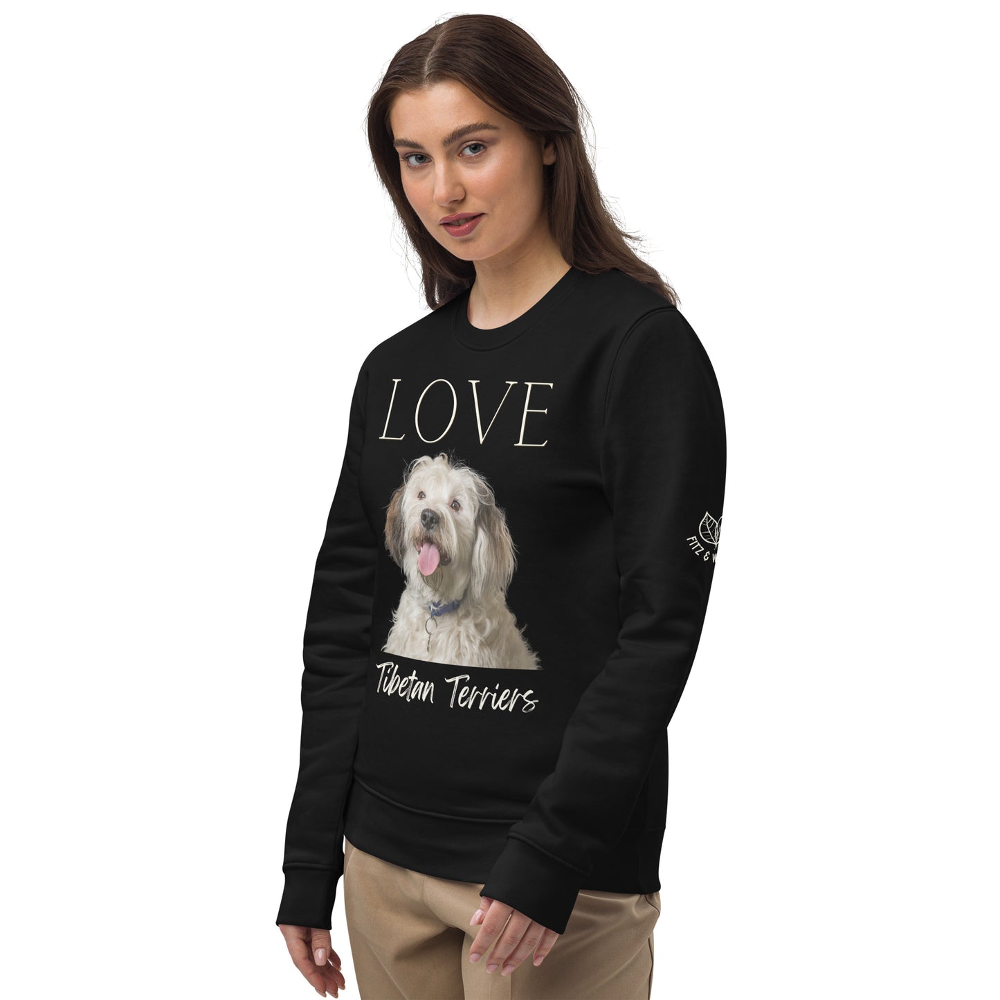 Tibetan Terrier lovers, unisex eco sweatshirt - Fitz & Willow