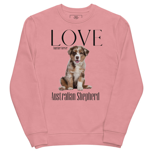 Australian Shepherd lovers, eco sweatshirt - Fitz & Willow