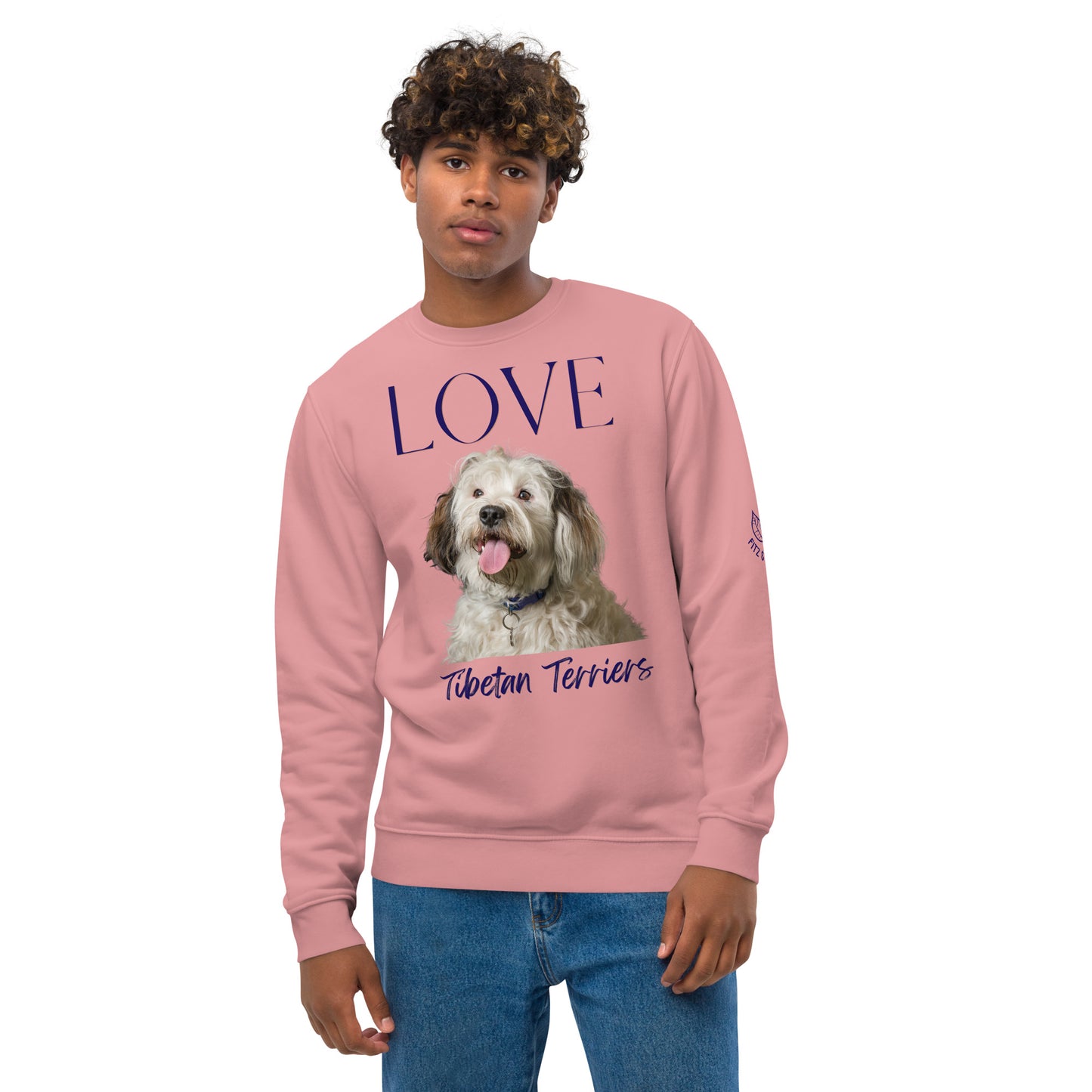 Tibetan Terrier lovers, unisex eco sweatshirt - Fitz & Willow