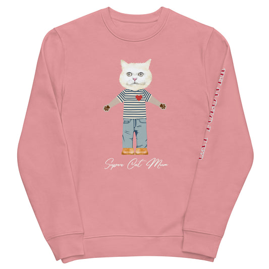 Super Cat Mum, eco sweatshirt - Fitz & Willow