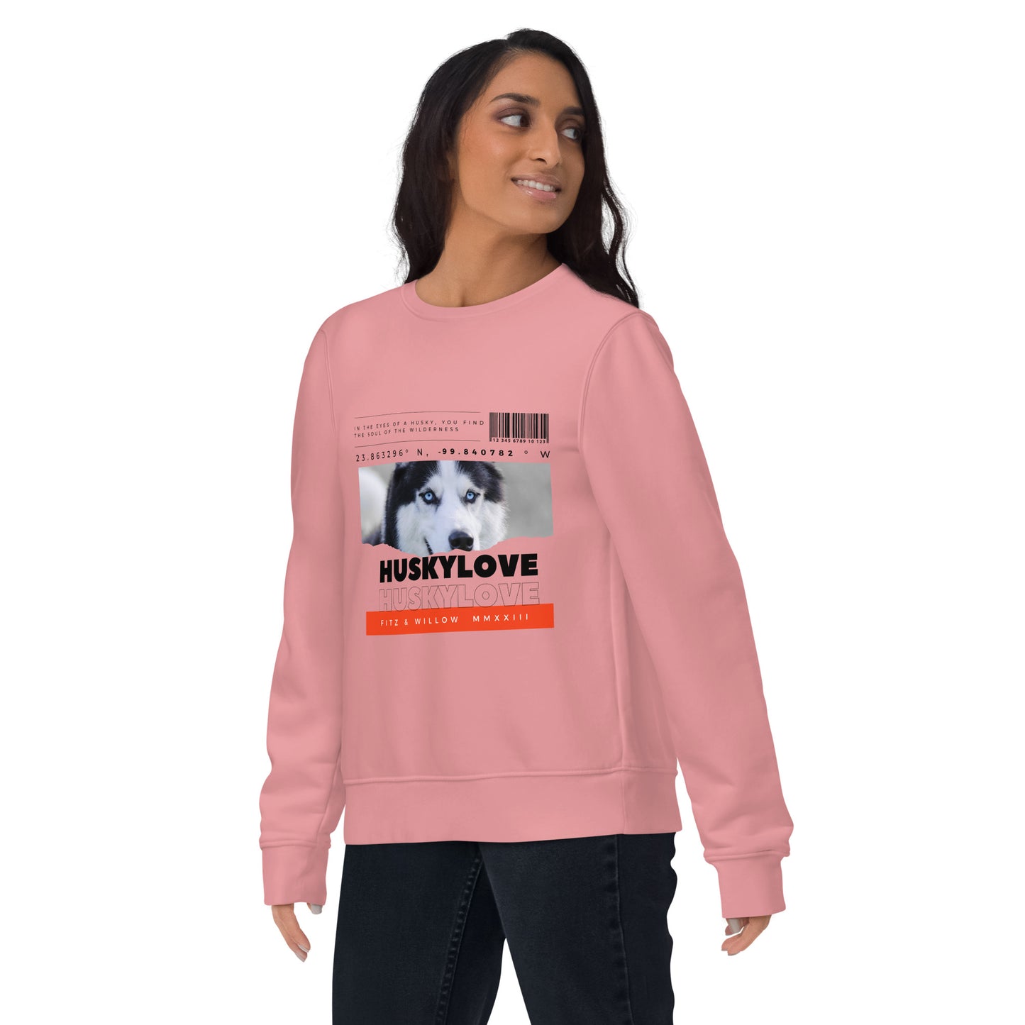 Husky lovers, unisex eco sweatshirt - Fitz & Willow