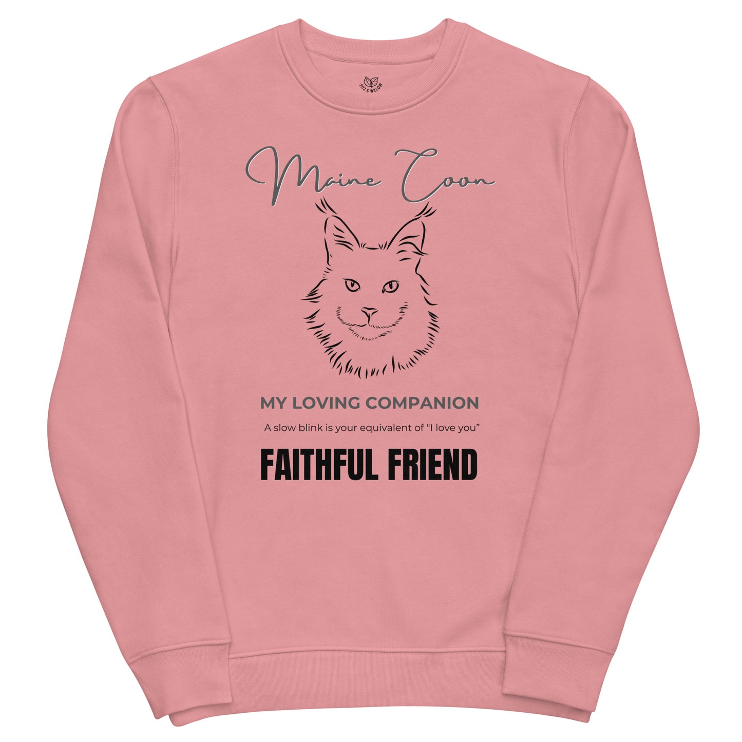 Maine Coon Print, unisex sweatshirt - Fitz & Willow