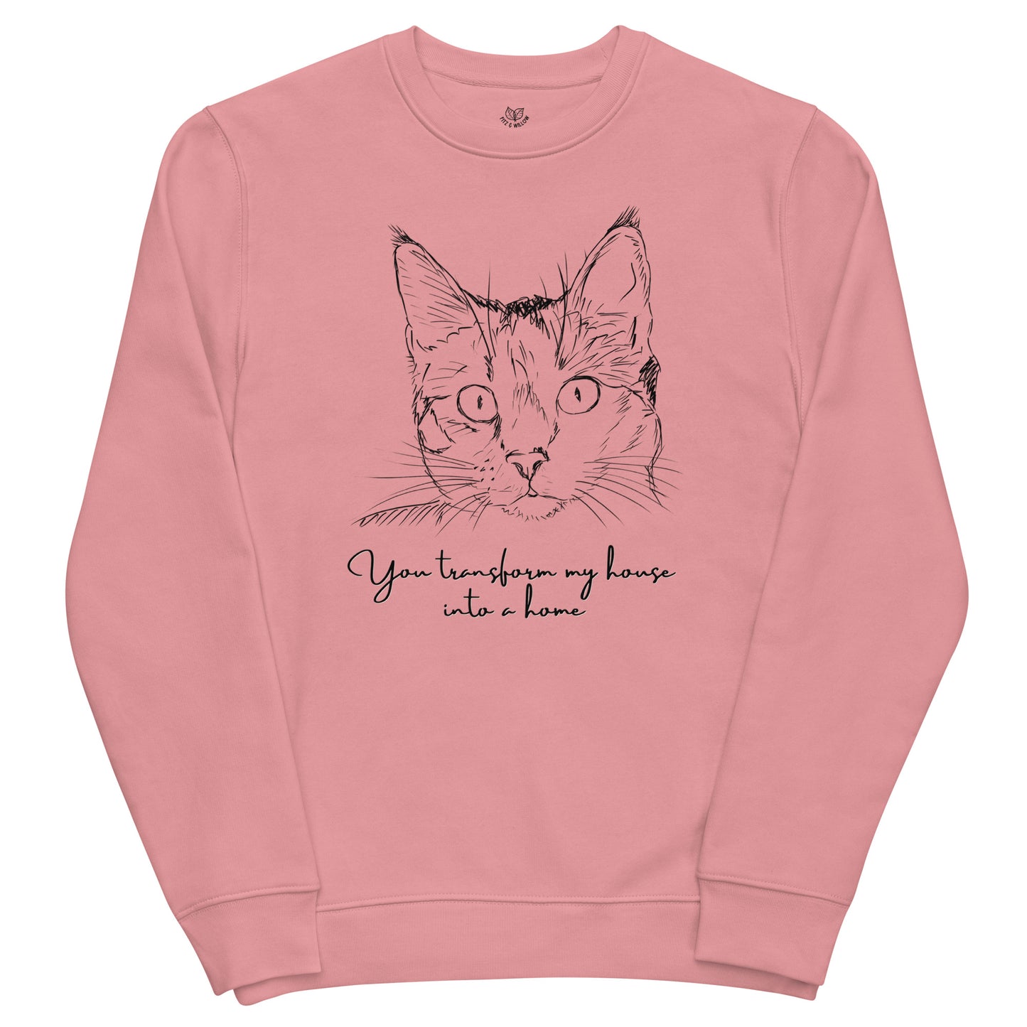 Cat positive quotes, unisex sweatshirt - Fitz & Willow