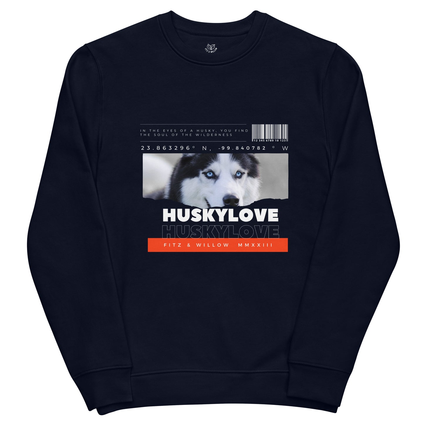 Husky lovers, unisex eco sweatshirt - Fitz & Willow