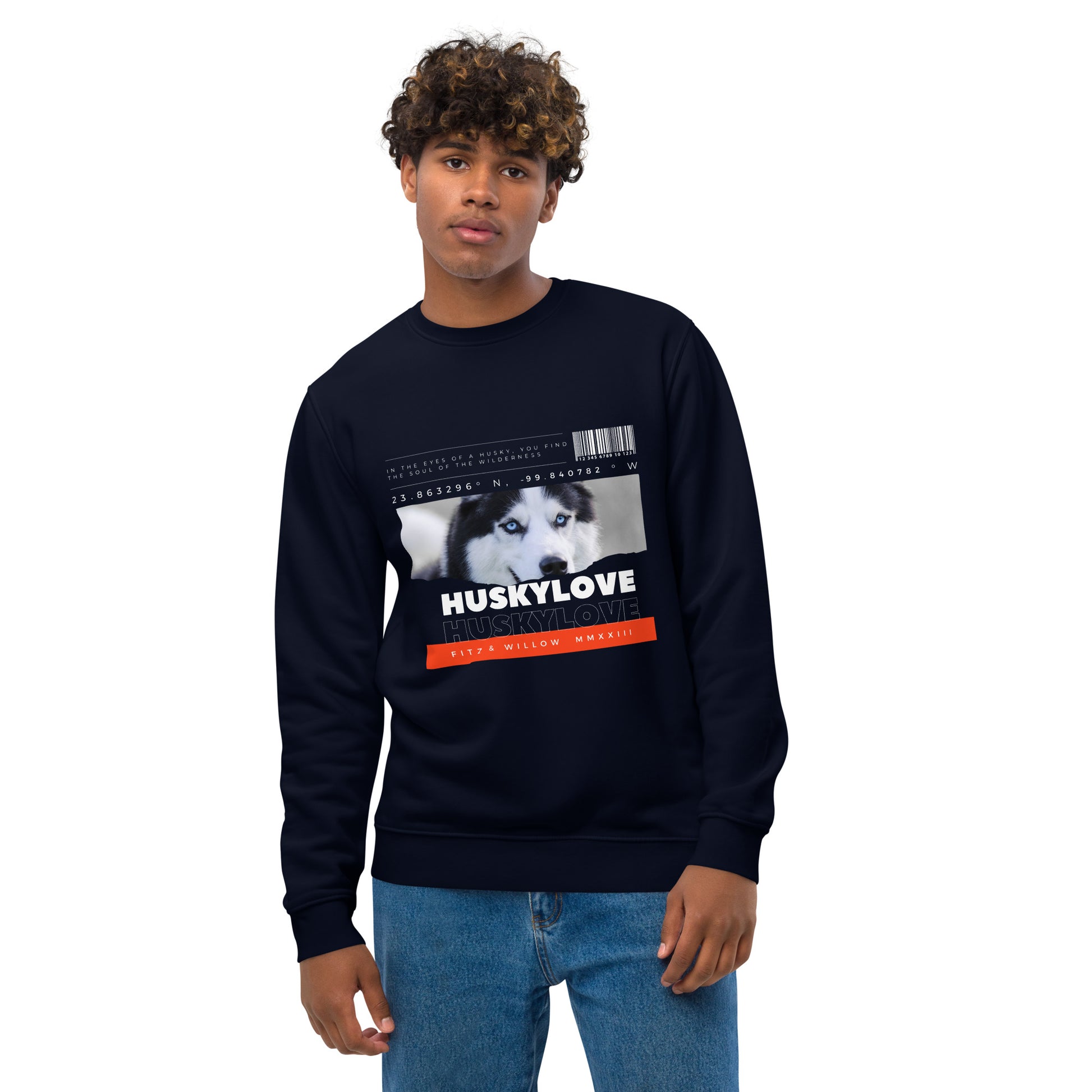 Husky lovers, unisex eco sweatshirt - Fitz & Willow