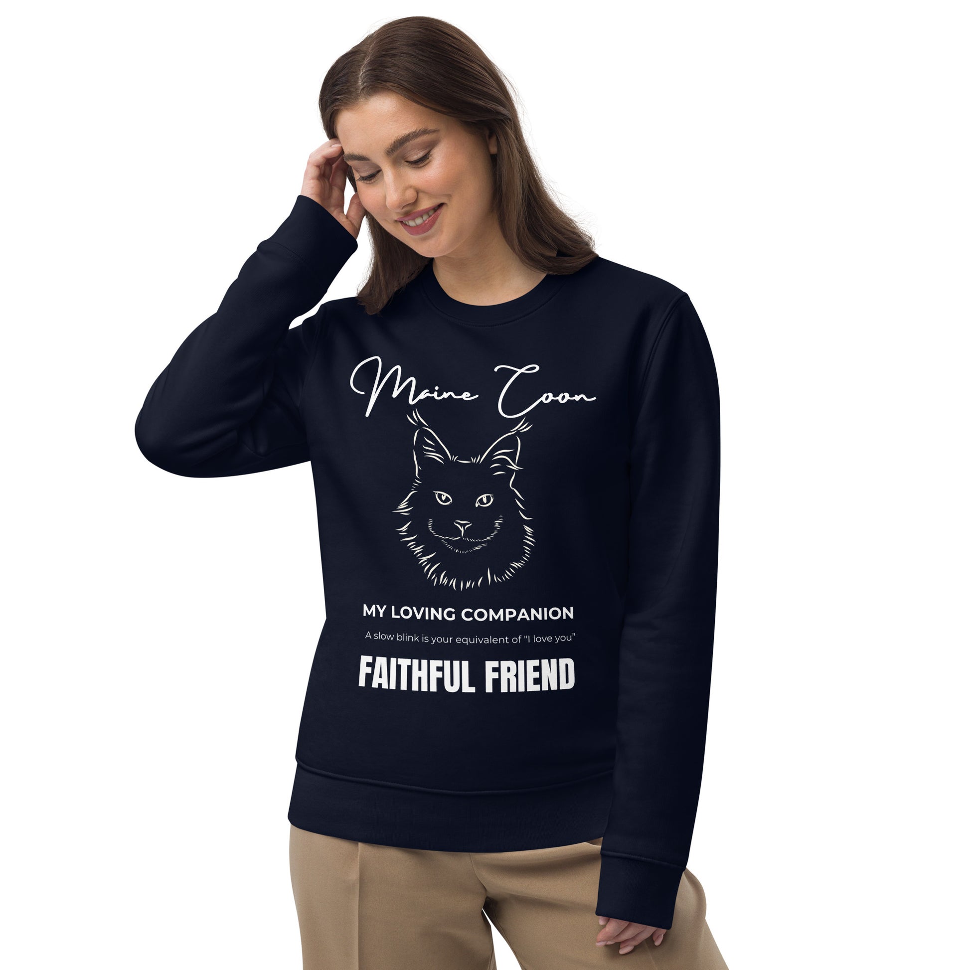 Maine Coon Print, unisex sweatshirt - Fitz & Willow