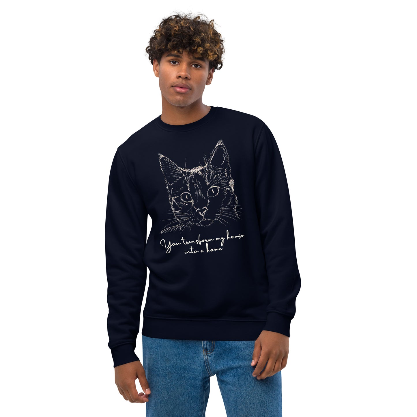 Cat positive quotes, unisex sweatshirt - Fitz & Willow