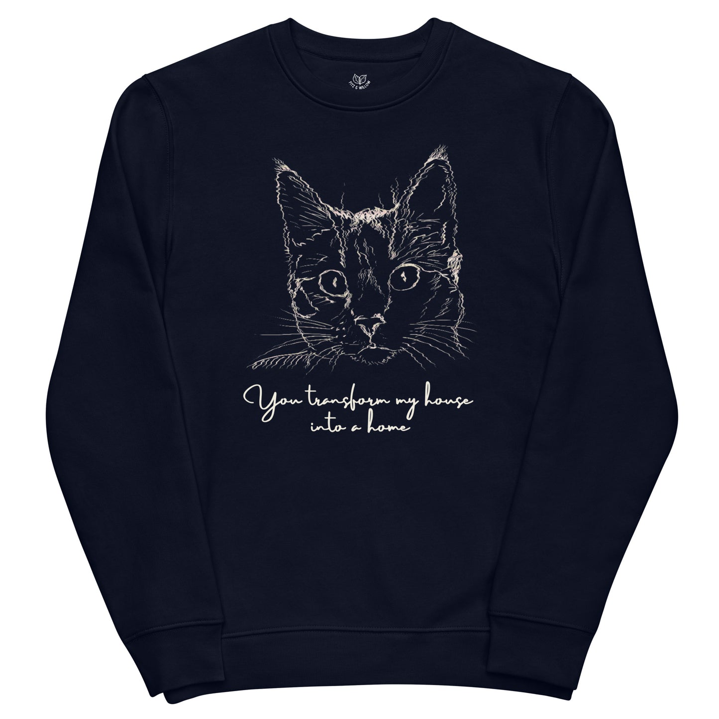 Cat positive quotes, unisex sweatshirt - Fitz & Willow