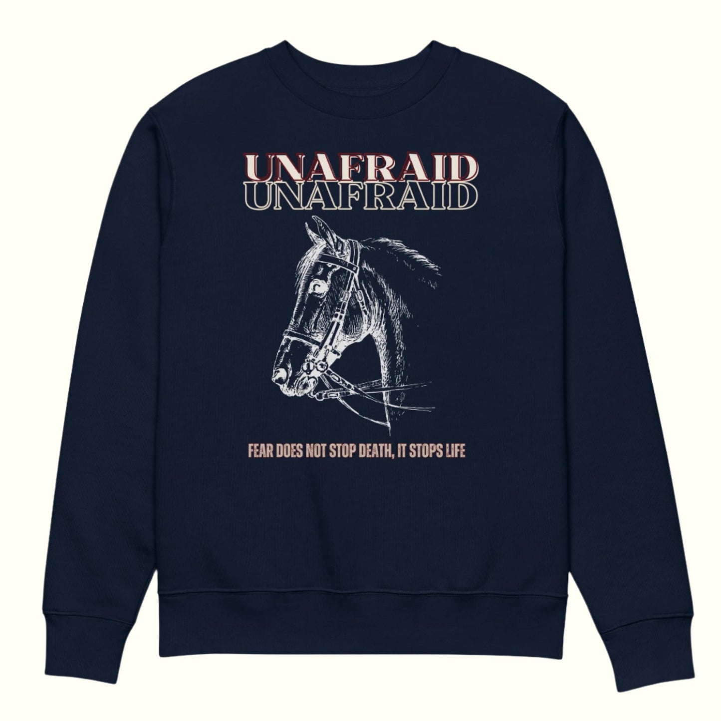 Horse Lover Sweatshirt – 100% Organic Cotton, Eco-Friendly - Fitz & Willow