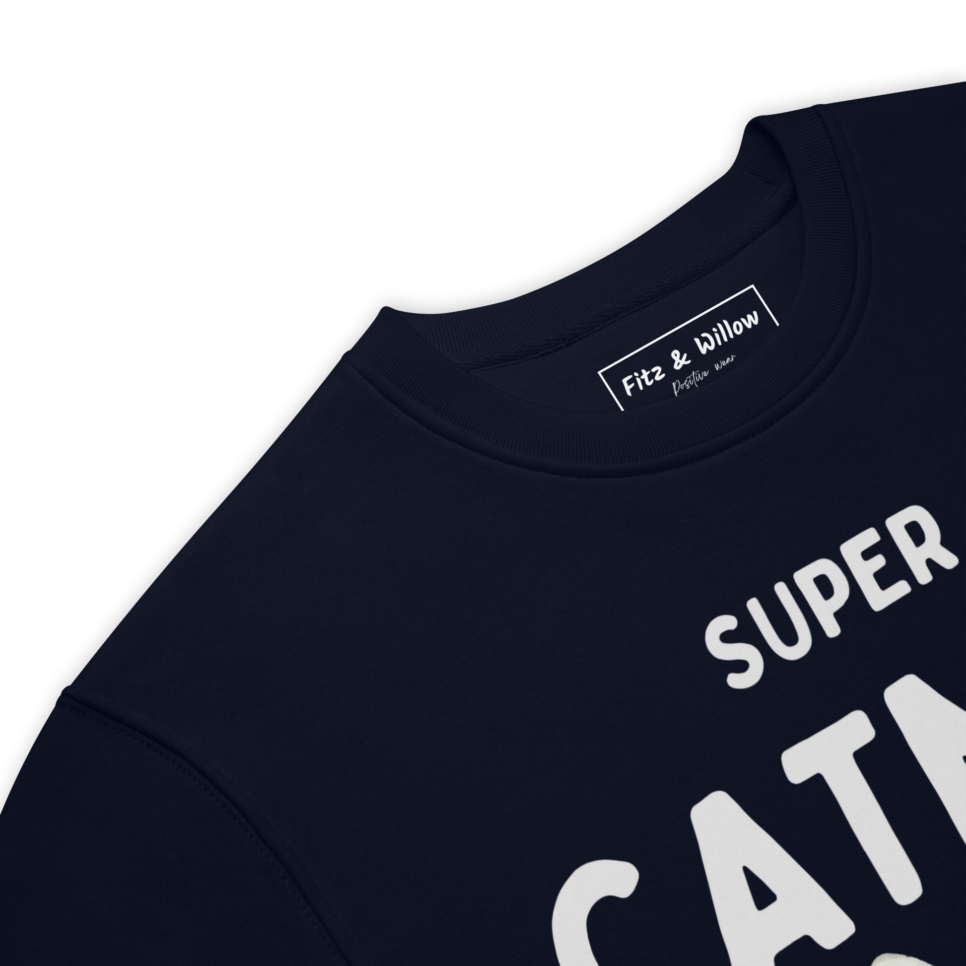 Super Cat Mum, eco sweatshirt - Fitz & Willow