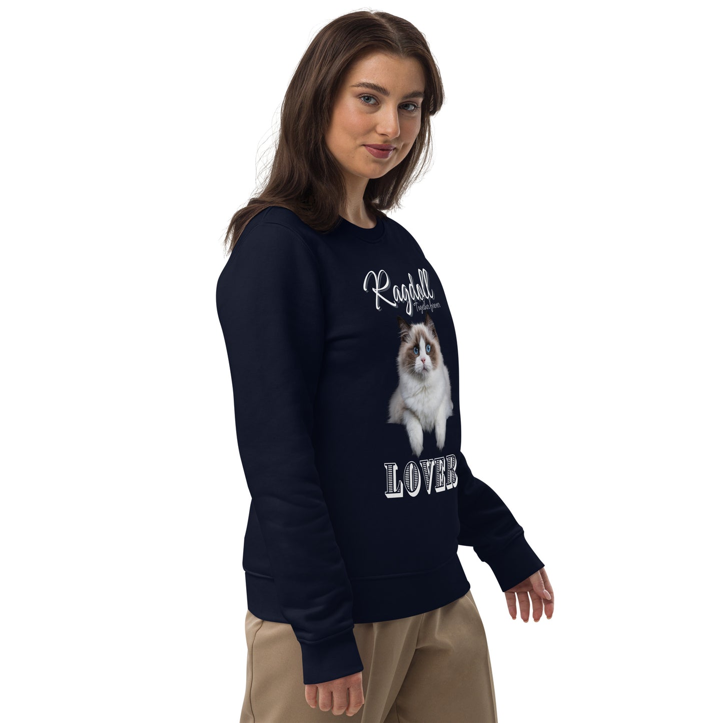 Ragdoll Cat Lovers, Unisex eco sweatshirt - Fitz & Willow