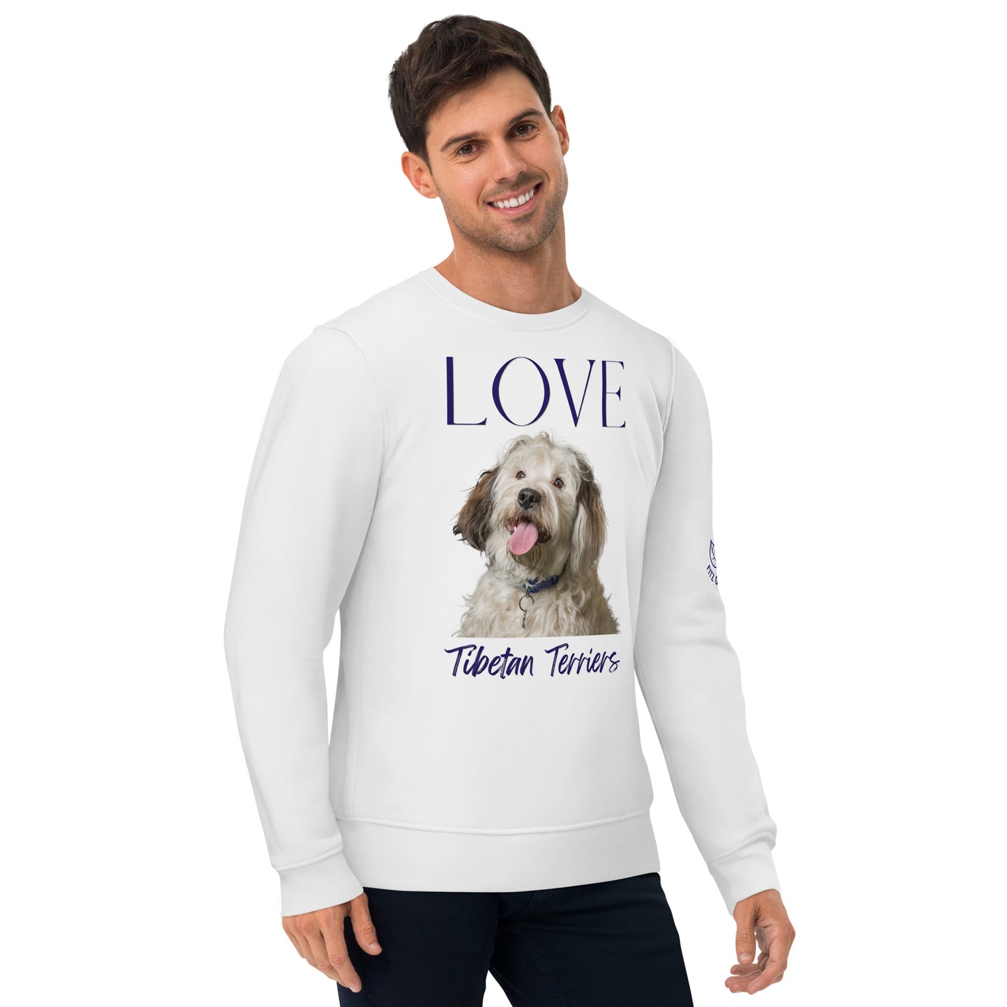 Tibetan Terrier lovers, unisex eco sweatshirt - Fitz & Willow