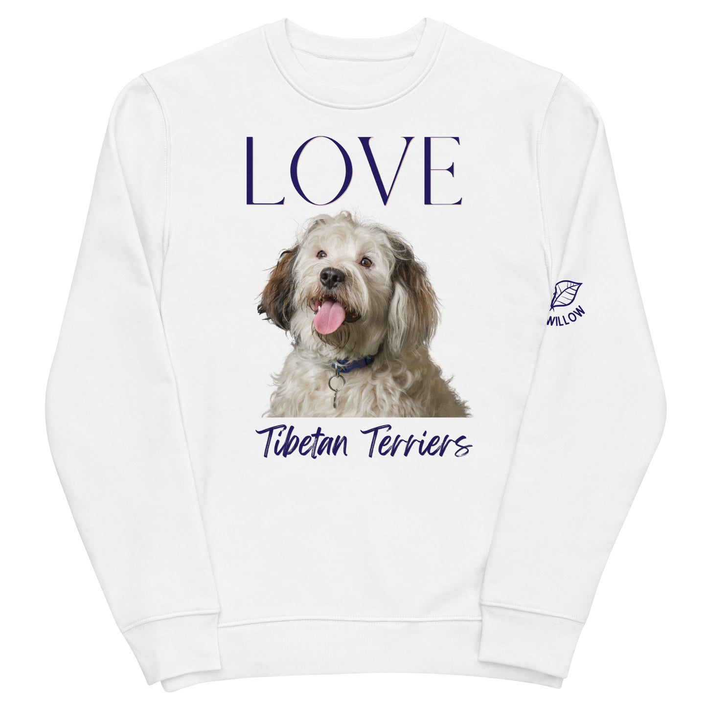 Tibetan Terrier lovers, unisex eco sweatshirt - Fitz & Willow