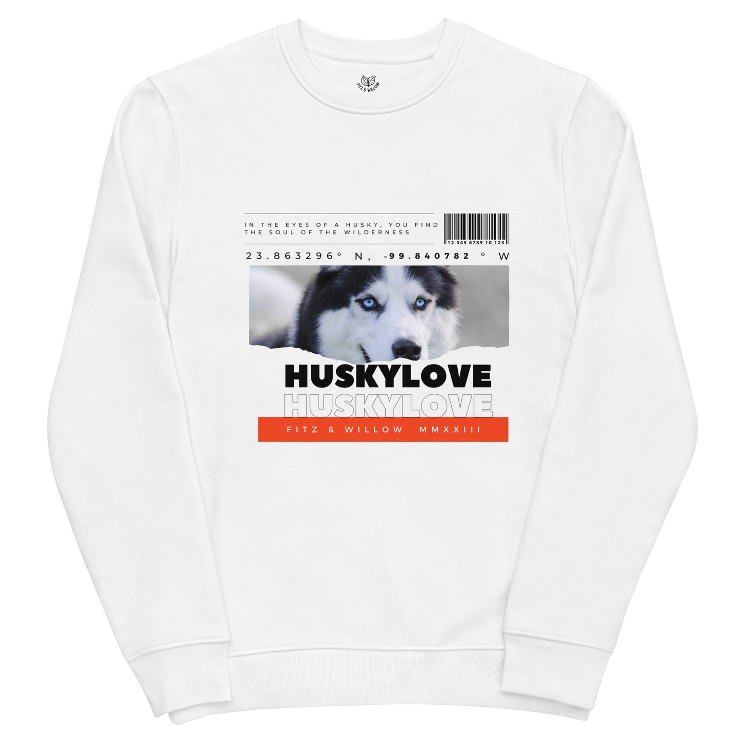 Husky lovers, unisex eco sweatshirt - Fitz & Willow