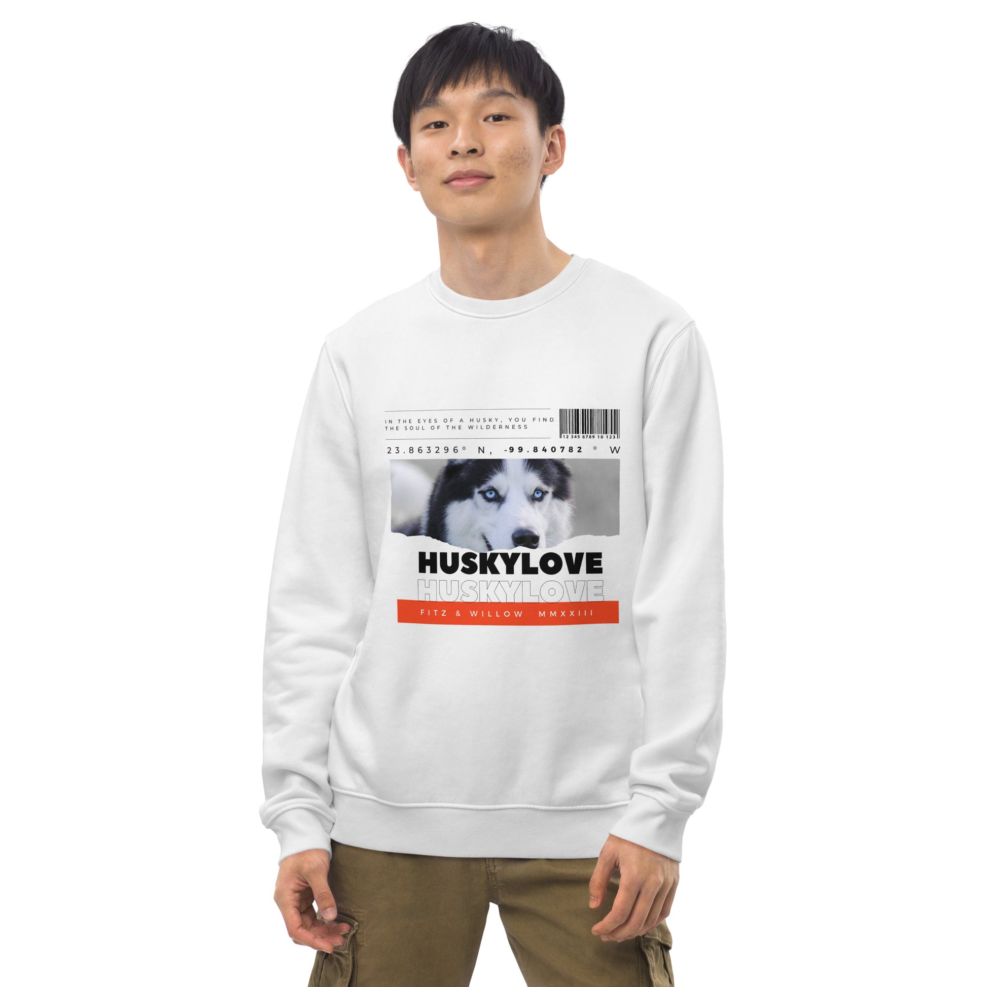 Husky lovers, unisex eco sweatshirt - Fitz & Willow