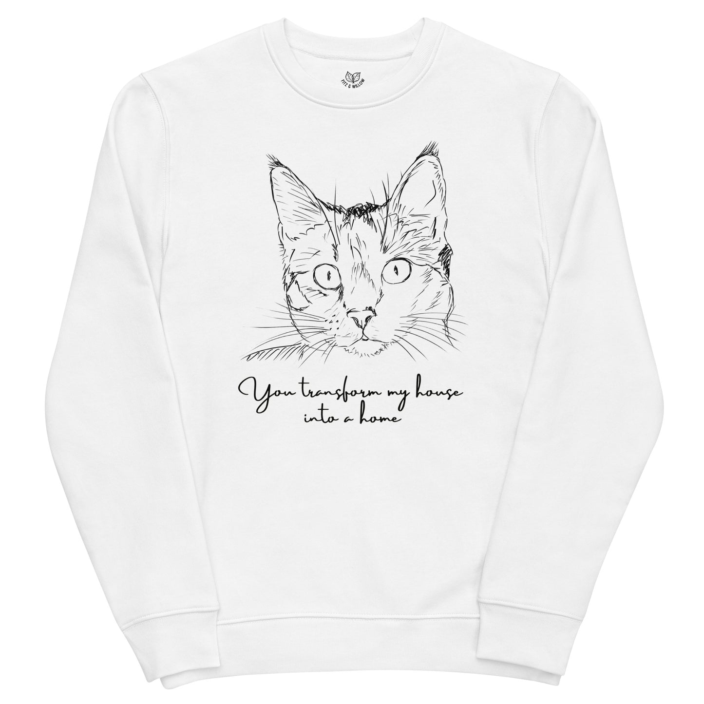 Cat positive quotes, unisex sweatshirt - Fitz & Willow