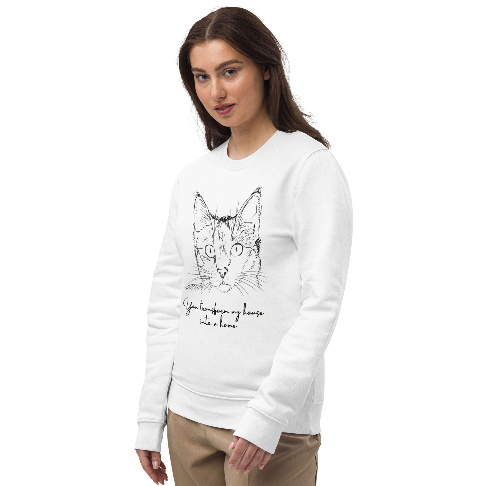 Cat positive quotes, unisex sweatshirt - Fitz & Willow