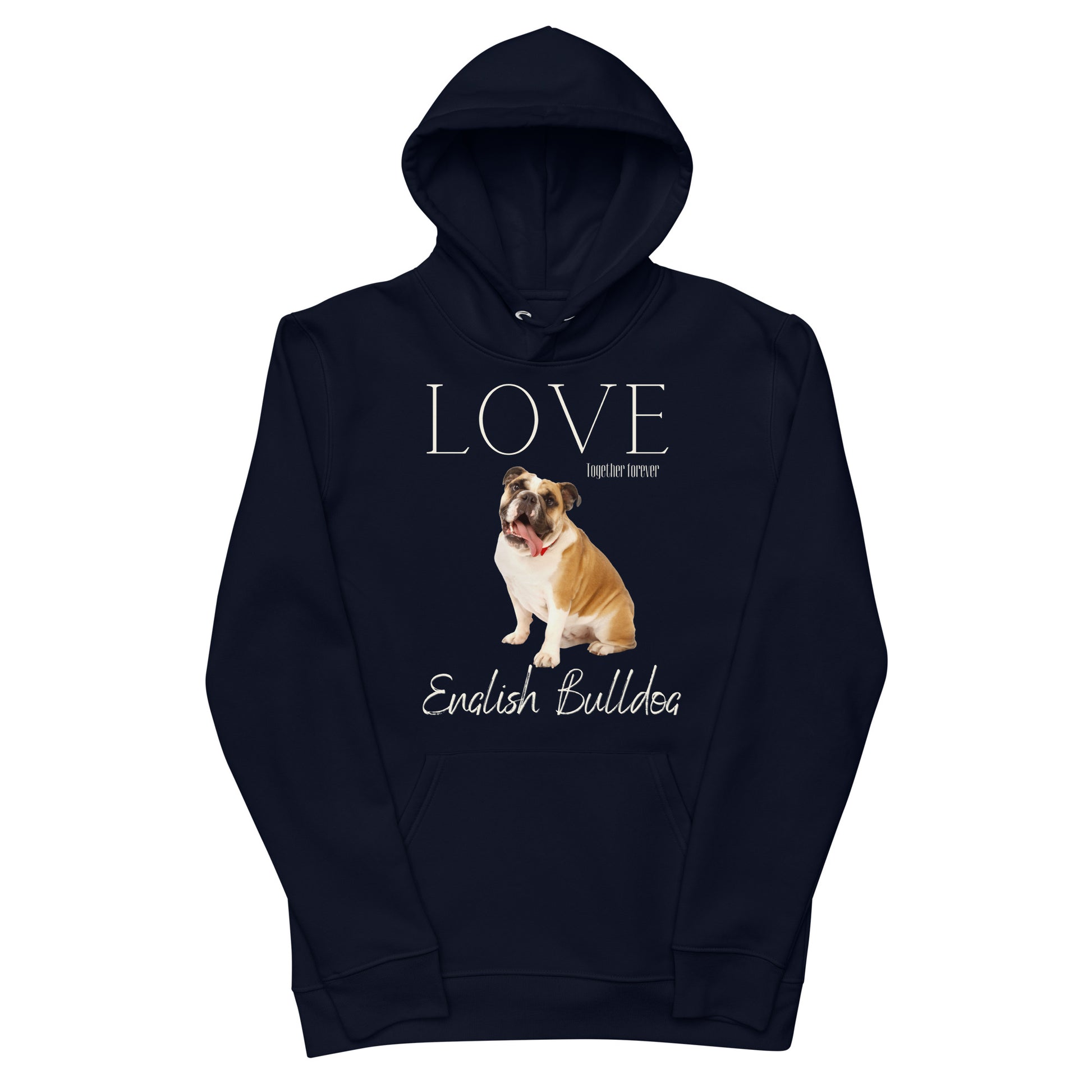 English Bulldog lovers sustainable hoodie - Fitz & Willow