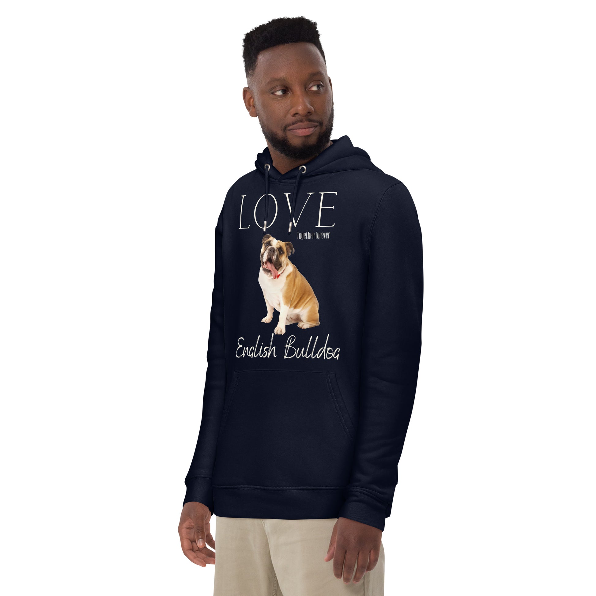 English Bulldog lovers sustainable hoodie - Fitz & Willow