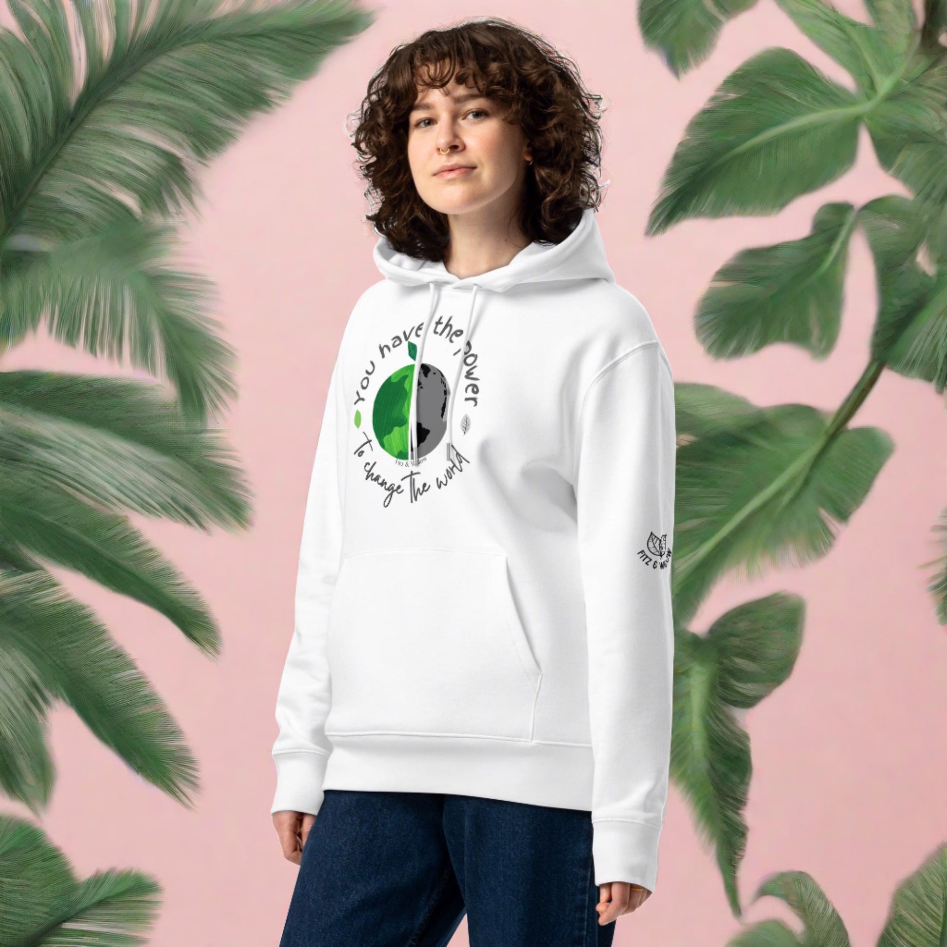 Earth Power, eco hoodie - Fitz & Willow