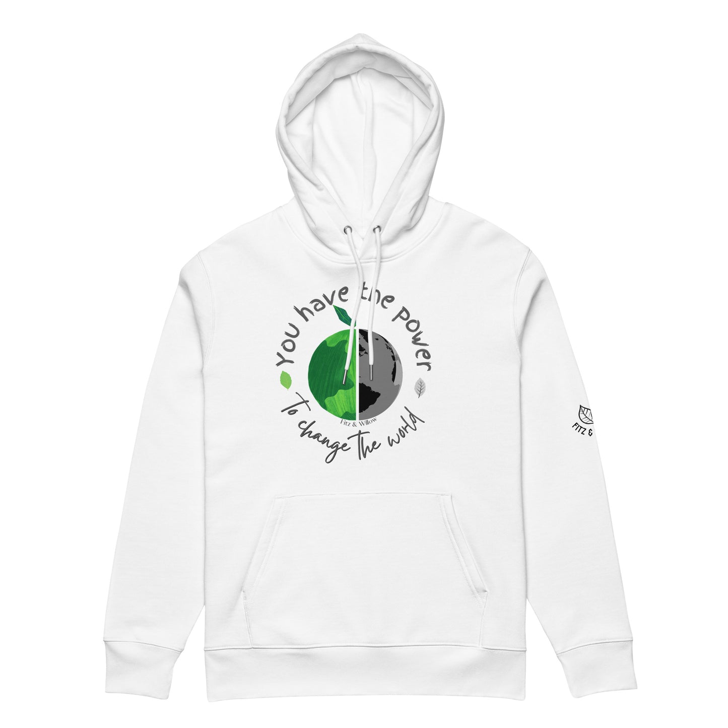 Earth Power, eco hoodie - Fitz & Willow