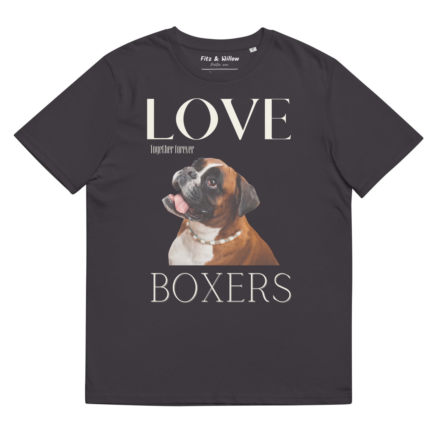 Boxer Dog lovers organic cotton tees - Fitz & Willow