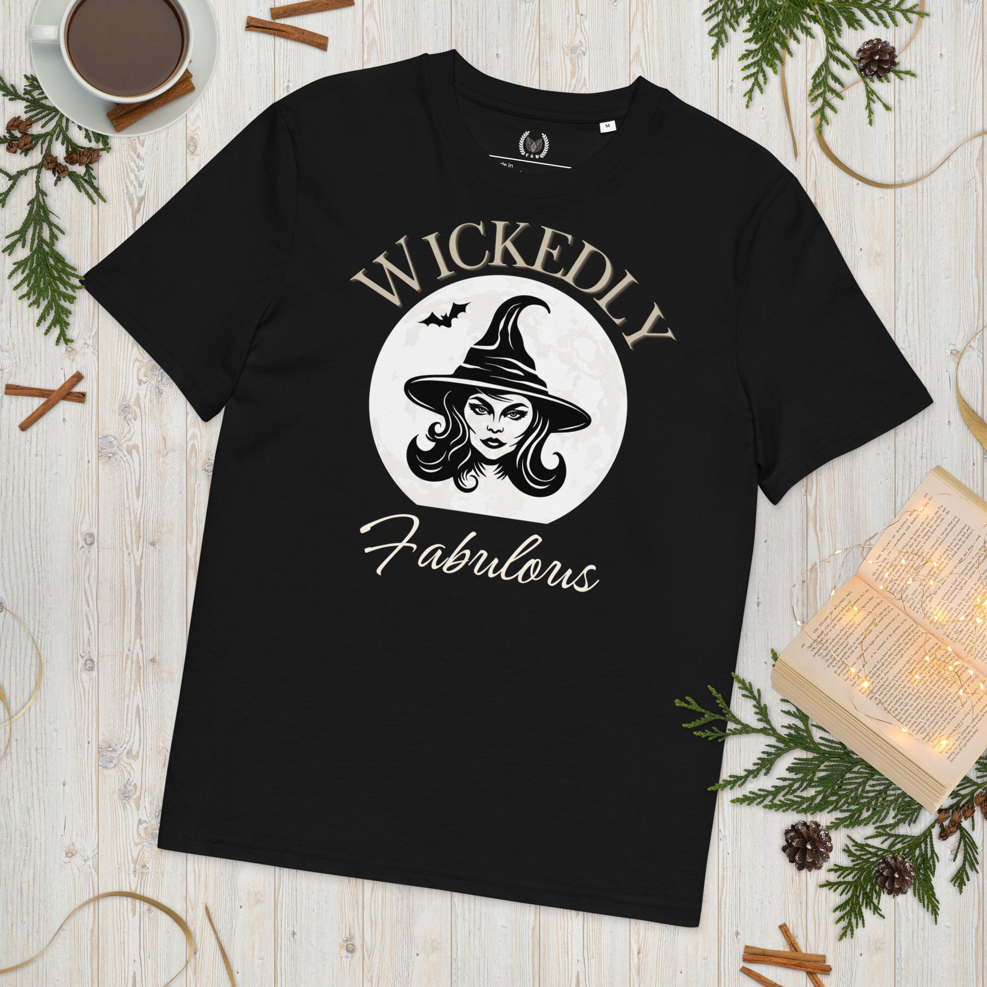 Vegan Organic Wickedly Fabulous Halloween T-Shirt - Fitz & Willow