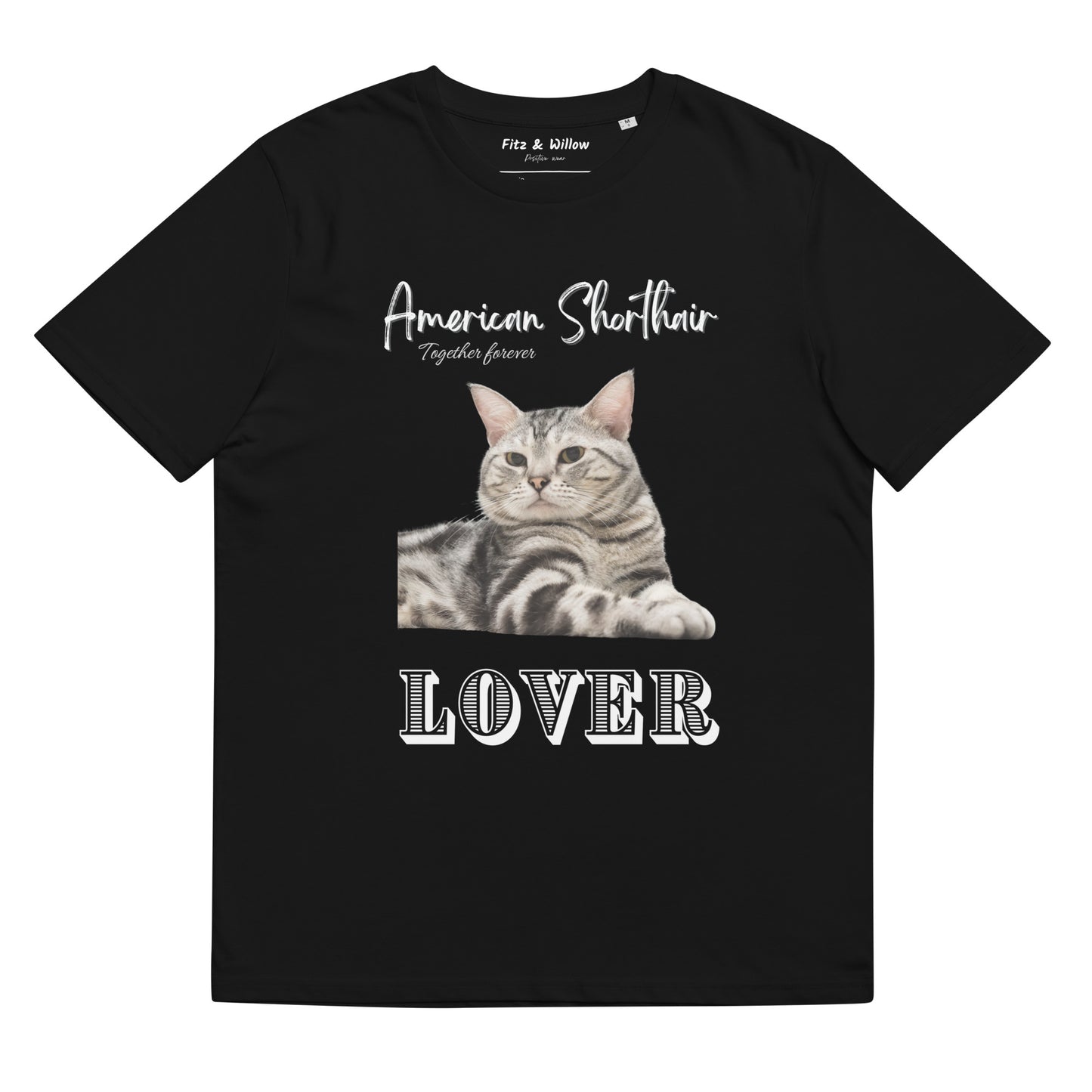 American Shorthair Cat Lovers Eco-friendly Cat T-shirt - Fitz & Willow