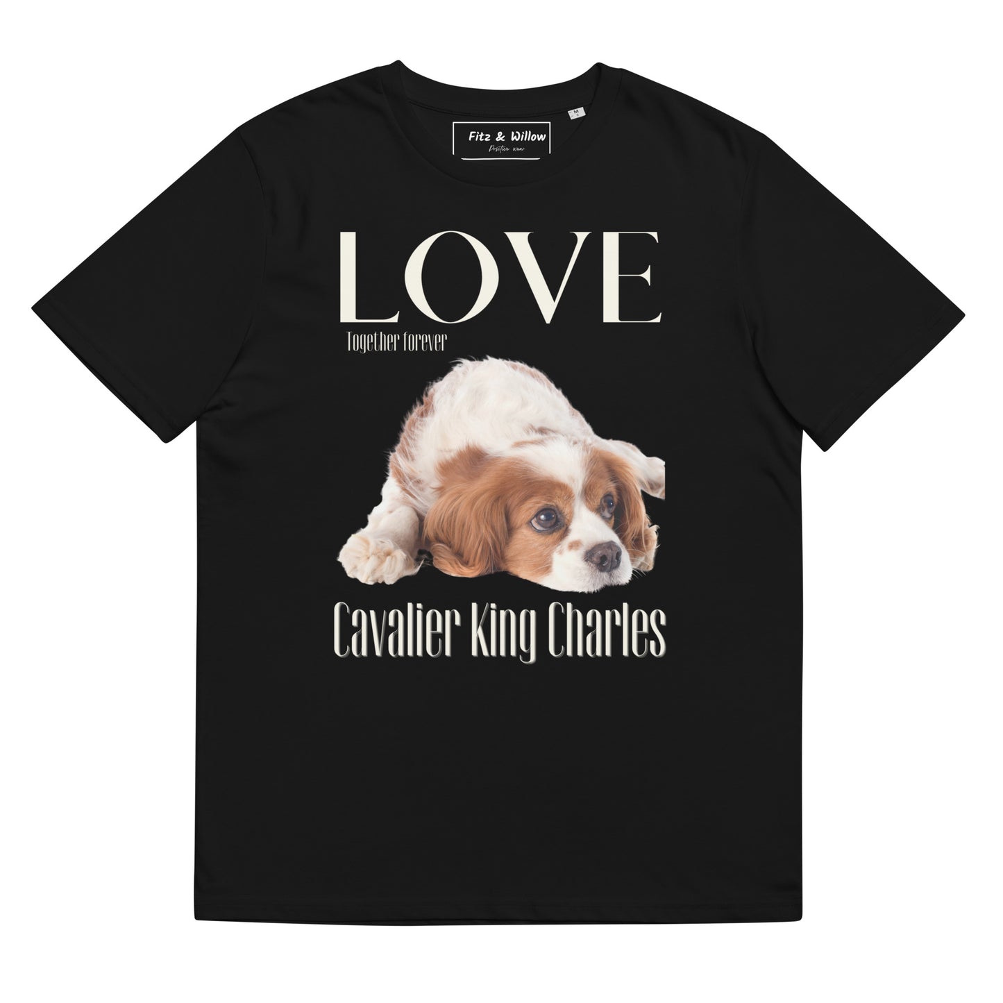 Cavalier King Charles Spaniel sustainable t-shirt - Fitz & Willow