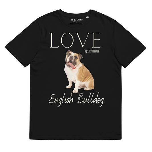 English Bulldog Lovers, sustainable t-shirt - Fitz & Willow