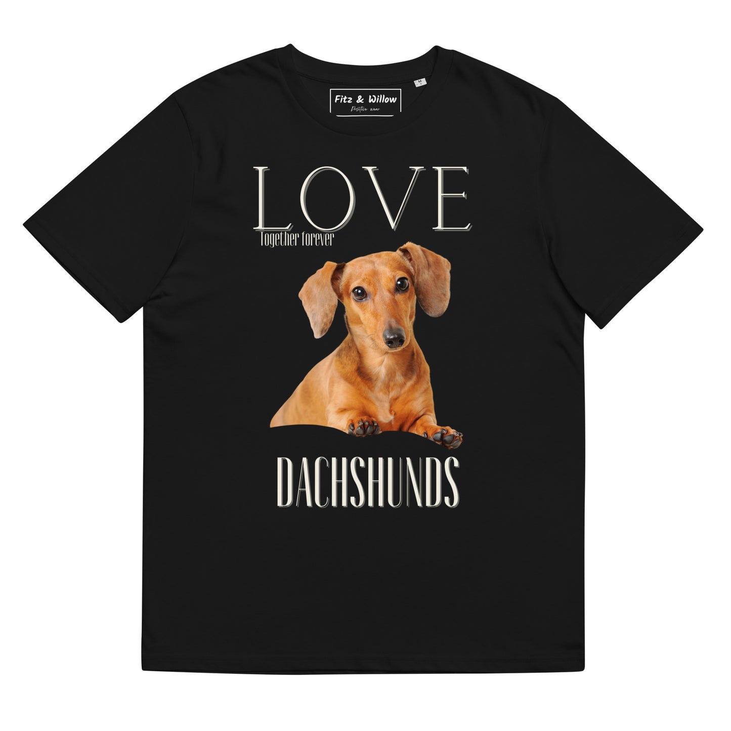 Dachshunds lovers organic cotton t-shirt - Fitz & Willow