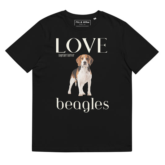 Beagle lovers organic cotton t-shirt - Fitz & Willow