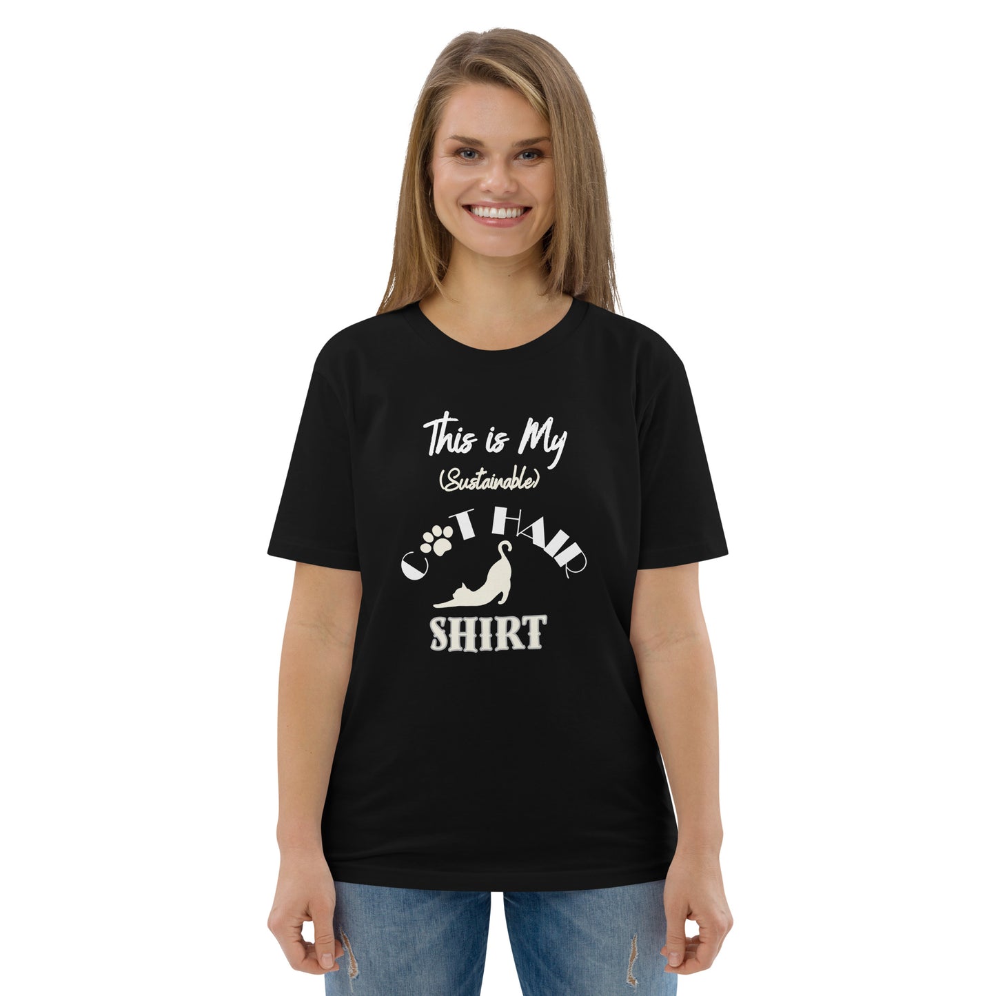 Cat Lovers, ethical fashion t-shirt with cat design and quote - Fitz & Willow