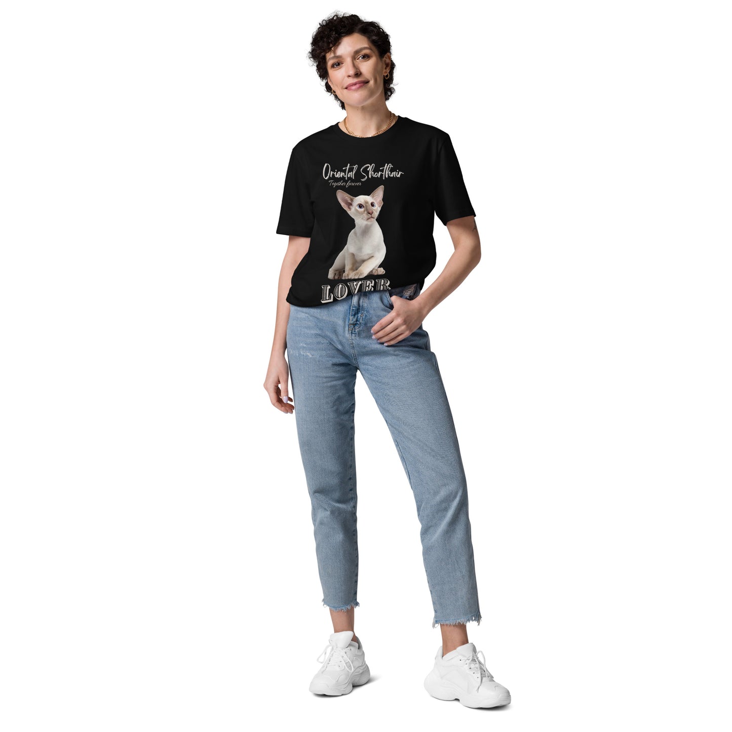 Oriental shorthair cat, unisex organic t-shirt - Fitz & Willow