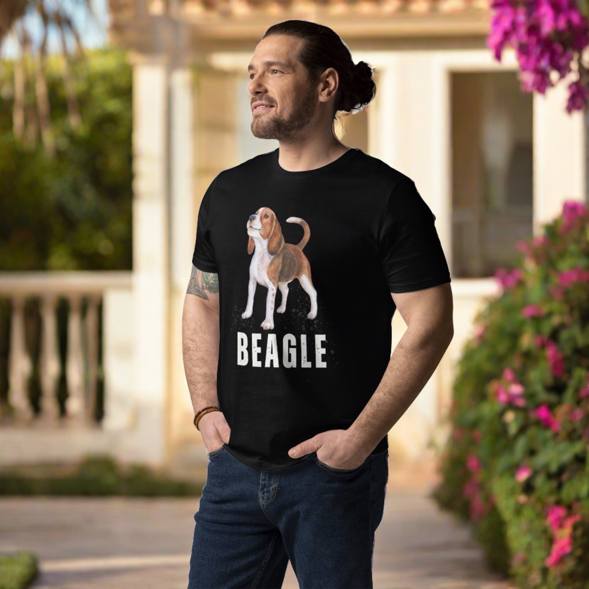 Beagle Love, Unisex organic t-shirt - Fitz & Willow